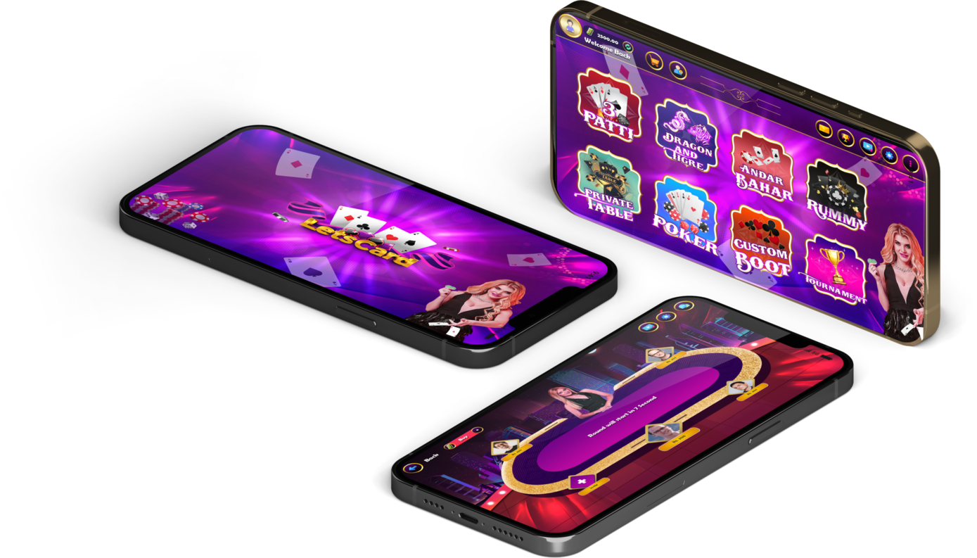 Lets Card-Teenpatti App User Interface